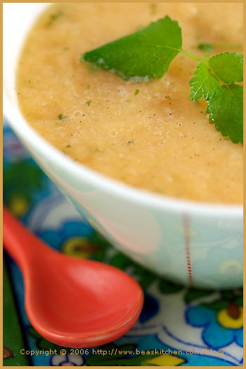 Vanilla Melon Soup — Soupe de melon vanillée | La Tartine Gourmande