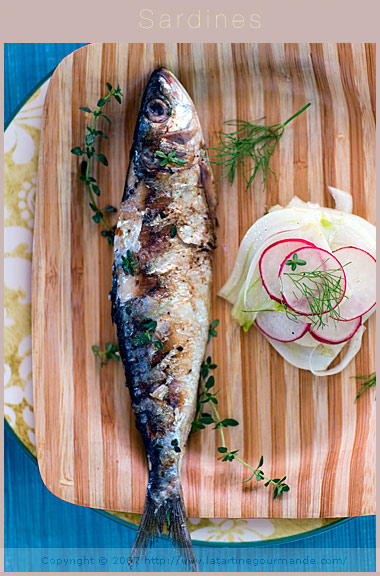 Sardines on the Gril Rule — Les sardines grillées sont reines